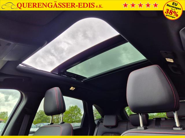 Ford Kuga ST-Line X 243PS PHEV Automatik HuD Matrix-LED schwenkb. AHK elektr. PanoDach Sitzheizung v+h Lenkradheizung Frontscheibe beheizb. Navi SYNC4 Apple CarPlay Android Auto Touchscreen PDC 4xKamera 2xKeyless B+O Sound 18"LM vollelektr. Reichweite 65K 