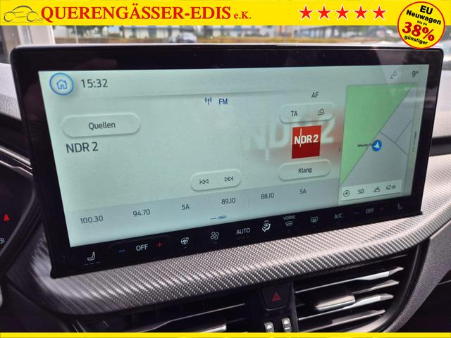 Ford Kuga ST-Line X 243PS PHEV Automatik HuD Matrix-LED schwenkb. AHK elektr. PanoDach Sitzheizung v+h Lenkradheizung Frontscheibe beheizb. Navi SYNC4 Apple CarPlay Android Auto Touchscreen PDC 4xKamera 2xKeyless B+O Sound 18"LM vollelektr. Reichweite 65K 