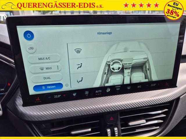 Ford Kuga ST-Line X 243PS PHEV Automatik HuD Matrix-LED schwenkb. AHK elektr. PanoDach Sitzheizung v+h Lenkradheizung Frontscheibe beheizb. Navi SYNC4 Apple CarPlay Android Auto Touchscreen PDC 4xKamera 2xKeyless B+O Sound 18"LM vollelektr. Reichweite 65K 