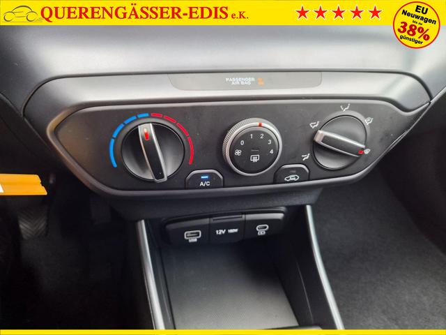 Hyundai i20 1.0 T-GDI 90PS 5-t&uuml;rig Sitzheizung Lenkradheizung R&uuml;ckf.Kamera PDC Klima Apple CarPlay Android Auto Tempomat Touchscreen 