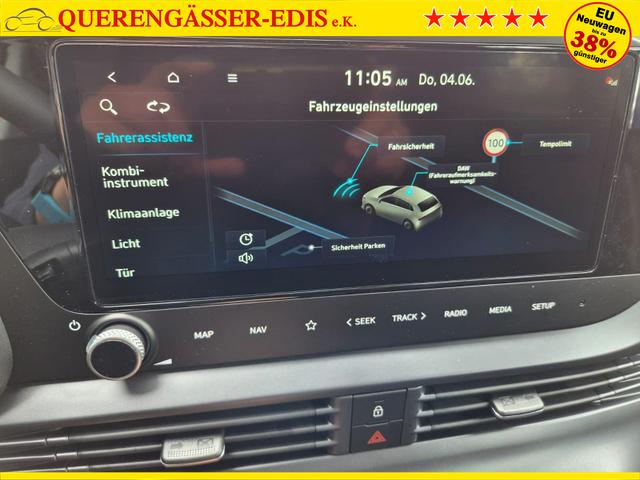 Hyundai i20 1.0 T-GDI 90PS 5-t&uuml;rig Sitzheizung Lenkradheizung R&uuml;ckf.Kamera PDC Klima Apple CarPlay Android Auto Tempomat Touchscreen 