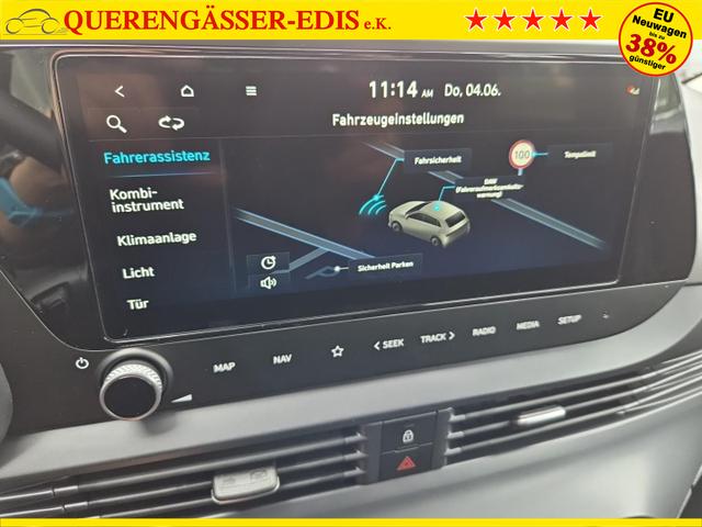 Hyundai i20 1.0 T-GDI 90PS 5-t&uuml;rig Sitzheizung Lenkradheizung R&uuml;ckf.Kamera PDC Klima Apple CarPlay Android Auto Tempomat Touchscreen 