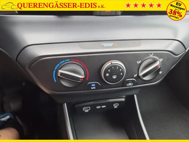 Hyundai i20 1.0 T-GDI 90PS 5-t&uuml;rig Sitzheizung Lenkradheizung R&uuml;ckf.Kamera PDC Klima Apple CarPlay Android Auto Tempomat Touchscreen 