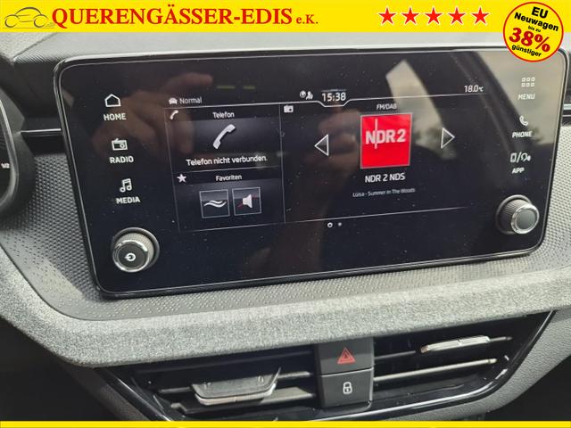 Skoda Kamiq 1.0 TSI 115PS DSG Selection R&uuml;ckf.Kamera PDC v+h Sitzheizung Klimaautomatik Skoda-Radio Apple CarPlay + Android Auto Tempomat Garantieverl&auml;ngerung 16"LM 