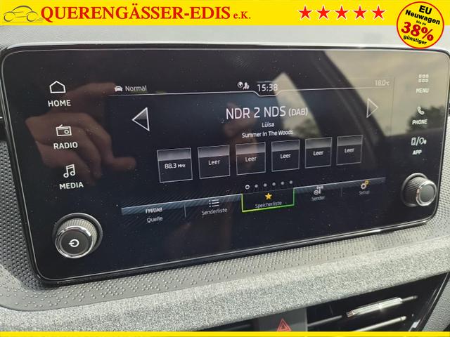 Skoda Kamiq 1.0 TSI 115PS DSG Selection R&uuml;ckf.Kamera PDC v+h Sitzheizung Klimaautomatik Skoda-Radio Apple CarPlay + Android Auto Tempomat Garantieverl&auml;ngerung 16"LM 