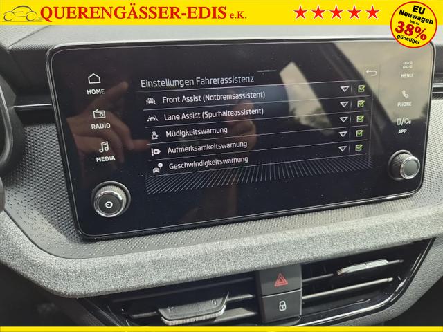 Skoda Kamiq 1.0 TSI 115PS DSG Selection R&uuml;ckf.Kamera PDC v+h Sitzheizung Klimaautomatik Skoda-Radio Apple CarPlay + Android Auto Tempomat Garantieverl&auml;ngerung 16"LM 