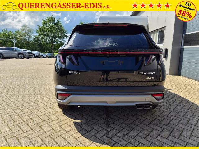 Hyundai TUCSON Trend 1.6 T-GDI 288PS Automatik PHEV Krell-Sound Teill-Leder elektr. Heckklappe ACC Klimaautomatik Sitzheizung Lenkrandheizung Navi PDC v+h R&uuml;ckf.Kamera Apple CarPlay + Android Auto 2xKeyless 19-LM vollelektr. Reichweite 68KM 