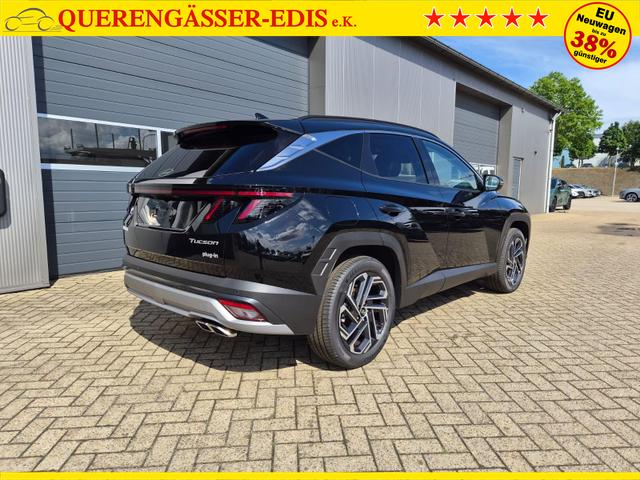 Hyundai TUCSON Trend 1.6 T-GDI 288PS Automatik PHEV Krell-Sound Teill-Leder elektr. Heckklappe ACC Klimaautomatik Sitzheizung Lenkrandheizung Navi PDC v+h R&uuml;ckf.Kamera Apple CarPlay + Android Auto 2xKeyless 19-LM vollelektr. Reichweite 68KM 