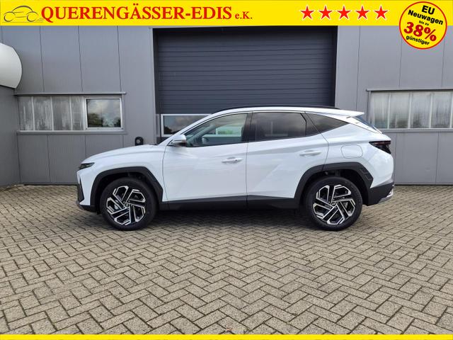 Hyundai TUCSON Trend 1.6 T-GDI 288PS Automatik PHEV Krell-Sound Teill-Leder elektr. Heckklappe ACC Klimaautomatik Sitzheizung Lenkrandheizung Navi PDC v+h R&uuml;ckf.Kamera Apple CarPlay + Android Auto 2xKeyless 19-LM vollelektr. Reichweite 68KM 