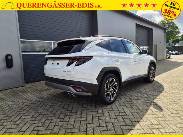 Hyundai TUCSON Trend 1.6 T-GDI 288PS Automatik PHEV Krell-Sound Teill-Leder elektr. Heckklappe ACC Klimaautomatik Sitzheizung Lenkrandheizung Navi PDC v+h R&uuml;ckf.Kamera Apple CarPlay + Android Auto 2xKeyless 19-LM vollelektr. Reichweite 68KM 