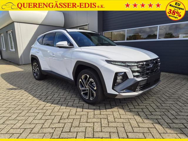 Hyundai TUCSON Trend 1.6 T-GDI 288PS Automatik PHEV Krell-Sound Teill-Leder elektr. Heckklappe ACC Klimaautomatik Sitzheizung Lenkrandheizung Navi PDC v+h R&uuml;ckf.Kamera Apple CarPlay + Android Auto 2xKeyless 19-LM vollelektr. Reichweite 68KM 