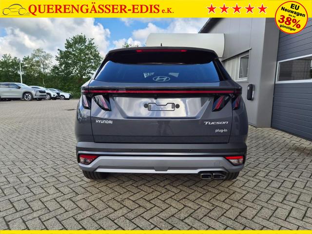 Hyundai TUCSON Trend 1.6 T-GDI 288PS Automatik PHEV Krell-Sound Teill-Leder elektr. Heckklappe ACC Klimaautomatik Sitzheizung Lenkrandheizung Navi PDC v+h R&uuml;ckf.Kamera Apple CarPlay + Android Auto 2xKeyless 19-LM vollelektr. Reichweite 68KM 