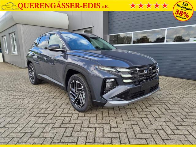 Hyundai TUCSON Trend 1.6 T-GDI 288PS Automatik PHEV Krell-Sound Teill-Leder elektr. Heckklappe ACC Klimaautomatik Sitzheizung Lenkrandheizung Navi PDC v+h R&uuml;ckf.Kamera Apple CarPlay + Android Auto 2xKeyless 19-LM vollelektr. Reichweite 68KM 