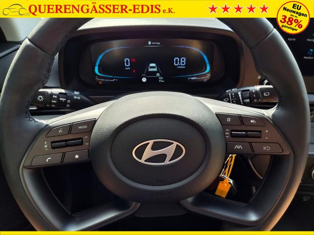 Hyundai i20 1.0 T-GDI 90PS 5-t&uuml;rig Sitzheizung Lenkradheizung R&uuml;ckf.Kamera PDC Klima Apple CarPlay Android Auto Tempomat Touchscreen 
