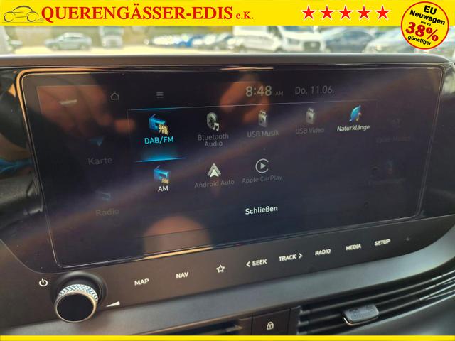 Hyundai i20 1.0 T-GDI 90PS 5-t&uuml;rig Sitzheizung Lenkradheizung R&uuml;ckf.Kamera PDC Klima Apple CarPlay Android Auto Tempomat Touchscreen 