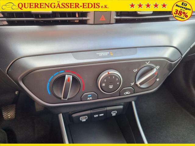 Hyundai i20 1.0 T-GDI 90PS 5-t&uuml;rig Sitzheizung Lenkradheizung R&uuml;ckf.Kamera PDC Klima Apple CarPlay Android Auto Tempomat Touchscreen 