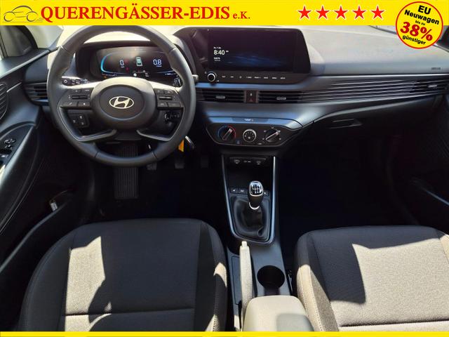 Hyundai i20 1.0 T-GDI 90PS 5-t&uuml;rig Sitzheizung Lenkradheizung R&uuml;ckf.Kamera PDC Klima Apple CarPlay Android Auto Tempomat Touchscreen 