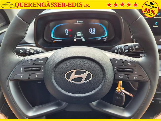 Hyundai i20 1.0 T-GDI 90PS 5-t&uuml;rig Sitzheizung Lenkradheizung R&uuml;ckf.Kamera PDC Klima Apple CarPlay Android Auto Tempomat Touchscreen 