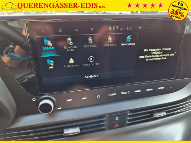 Hyundai i20 1.0 T-GDI 90PS 5-t&uuml;rig Sitzheizung Lenkradheizung R&uuml;ckf.Kamera PDC Klima Apple CarPlay Android Auto Tempomat Touchscreen 