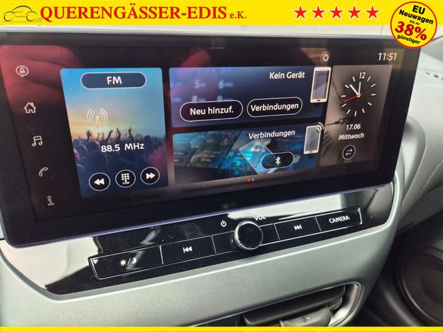 Nissan Juke 1.0 DIG-T 114PS N-Connecta Sitzheizung Lenkradheizung Teil-Leder Klimaautomatik PDC v+h R&uuml;ckf.Kamera Bluetooth Touchscreen Apple CarPlay Android Auto 17"LM 