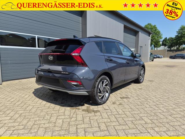 Hyundai BAYON Trend 1.0 T-GDI 90PS Automatik Klimaautomatik R&uuml;ckf.Kamera Parksensoren Sitzheizung Lenkradheizung Bluetooth Touchscreen Tempomat Apple CarPlay + Android Auto 16"LM 