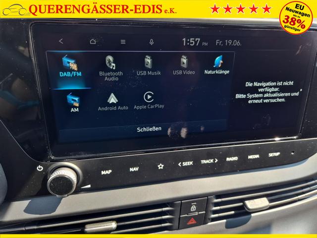 Hyundai BAYON Trend 1.0 T-GDI 90PS Automatik Klimaautomatik R&uuml;ckf.Kamera Parksensoren Sitzheizung Lenkradheizung Bluetooth Touchscreen Tempomat Apple CarPlay + Android Auto 16"LM 
