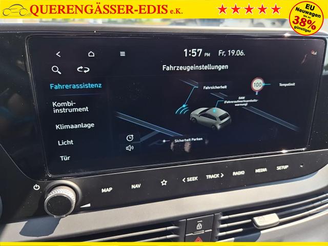 Hyundai BAYON Trend 1.0 T-GDI 90PS Automatik Klimaautomatik R&uuml;ckf.Kamera Parksensoren Sitzheizung Lenkradheizung Bluetooth Touchscreen Tempomat Apple CarPlay + Android Auto 16"LM 