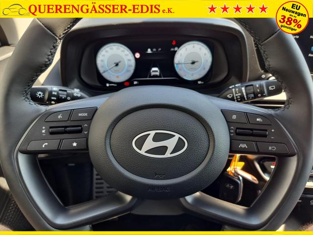 Hyundai BAYON Trend 1.0 T-GDI 90PS Klimaautomatik R&uuml;ckf.Kamera Parksensoren Sitzheizung Lenkradheizung Bluetooth Touchscreen Tempomat Apple CarPlay + Android Auto 16"LM 