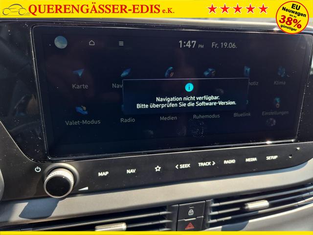 Hyundai BAYON Trend 1.0 T-GDI 90PS Klimaautomatik R&uuml;ckf.Kamera Parksensoren Sitzheizung Lenkradheizung Bluetooth Touchscreen Tempomat Apple CarPlay + Android Auto 16"LM 