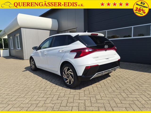 Hyundai i20 1.0 T-GDI 90PS Trend Automatik 5-t&uuml;rig Klimaautomatik Sitzheizung Lenkradheizung Navi R&uuml;ckf.Kamera PDC Apple CarPlay Android Auto Tempomat Touchscreen 16"LM 