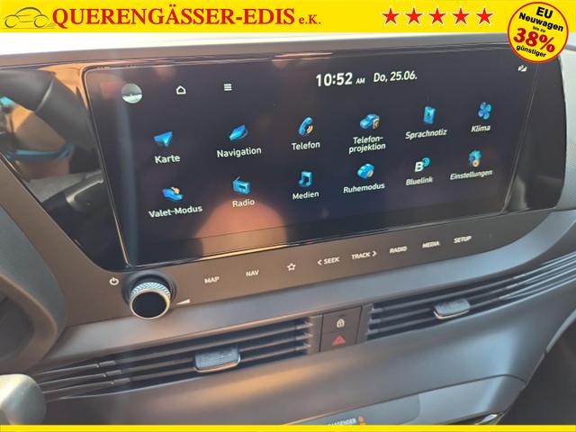 Hyundai i20 1.0 T-GDI 90PS Trend Automatik 5-t&uuml;rig Klimaautomatik Sitzheizung Lenkradheizung Navi R&uuml;ckf.Kamera PDC Apple CarPlay Android Auto Tempomat Touchscreen 16"LM 
