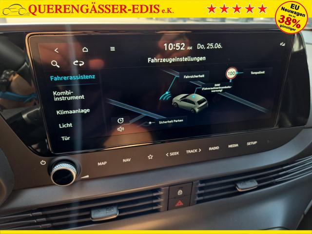 Hyundai i20 1.0 T-GDI 90PS Trend Automatik 5-t&uuml;rig Klimaautomatik Sitzheizung Lenkradheizung Navi R&uuml;ckf.Kamera PDC Apple CarPlay Android Auto Tempomat Touchscreen 16"LM 