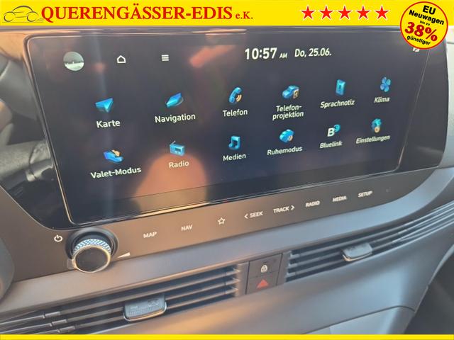 Hyundai i20 1.0 T-GDI 90PS Trend Automatik 5-t&uuml;rig Klimaautomatik Sitzheizung Lenkradheizung Navi R&uuml;ckf.Kamera PDC Apple CarPlay Android Auto Tempomat Touchscreen 16"LM 