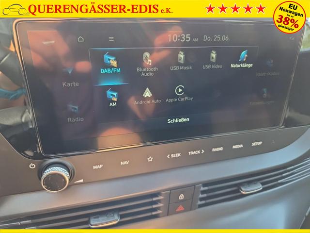 Hyundai i20 1.0 T-GDI 90PS Automatik 5-T&uuml;rer Sitzheizung Lenkradheizung R&uuml;ckf.Kamera PDC Klima Apple CarPlay Android Auto Tempomat Touchscreen 
