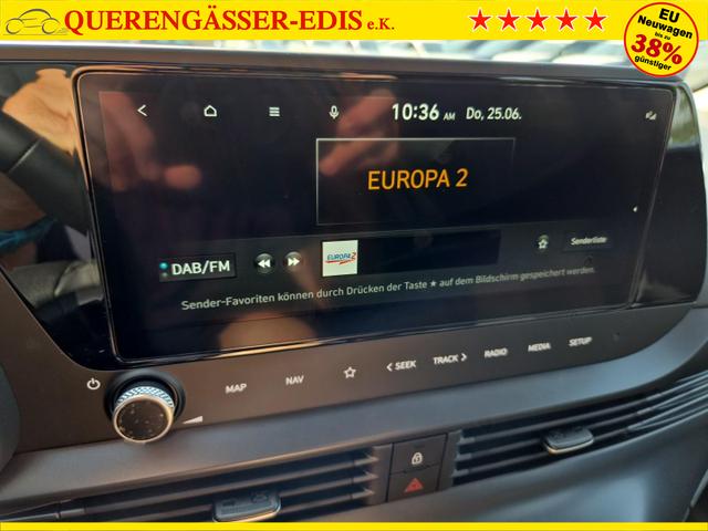 Hyundai i20 1.0 T-GDI 90PS Automatik 5-T&uuml;rer Sitzheizung Lenkradheizung R&uuml;ckf.Kamera PDC Klima Apple CarPlay Android Auto Tempomat Touchscreen 