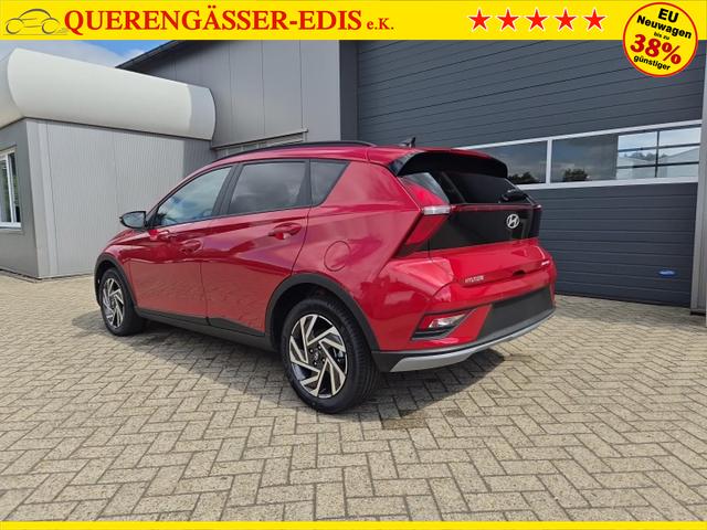 Hyundai BAYON Trend 1.0 T-GDI 90PS Automatik Klimaautomatik R&uuml;ckf.Kamera Parksensoren Sitzheizung Lenkradheizung Bluetooth Touchscreen Tempomat Apple CarPlay + Android Auto 16"LM 
