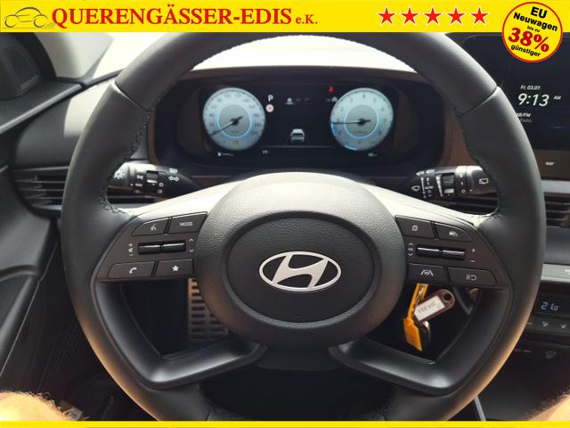 Hyundai BAYON Trend 1.0 T-GDI 90PS Automatik Klimaautomatik R&uuml;ckf.Kamera Parksensoren Sitzheizung Lenkradheizung Bluetooth Touchscreen Tempomat Apple CarPlay + Android Auto 16"LM 