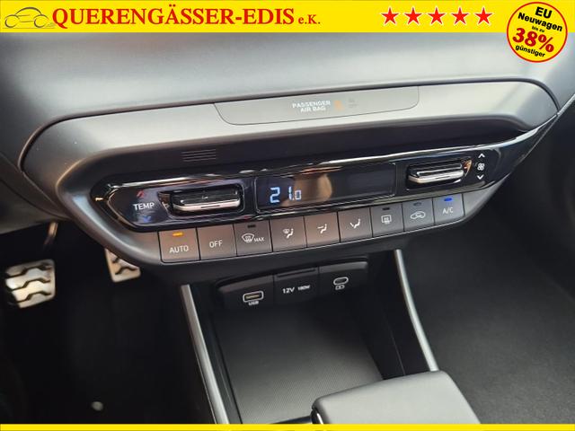 Hyundai BAYON Trend 1.0 T-GDI 90PS Automatik Klimaautomatik R&uuml;ckf.Kamera Parksensoren Sitzheizung Lenkradheizung Bluetooth Touchscreen Tempomat Apple CarPlay + Android Auto 16"LM 