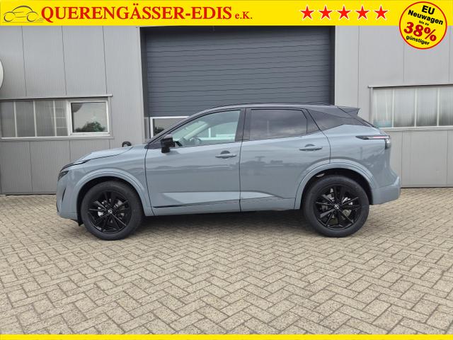 Nissan Qashqai 1.3 DIG-T MHEV 158 PS X-Tronic N-Design Head-Up Display Teil-Leder Klimaautomatik Sitzheizung Lenkradheizung Navi elektr. Heckklappe ACC PDC v+h 360&deg;Kamera DAB Bluetooth Touchscreen Apple CarPlay Android Auto 19"Zoll 