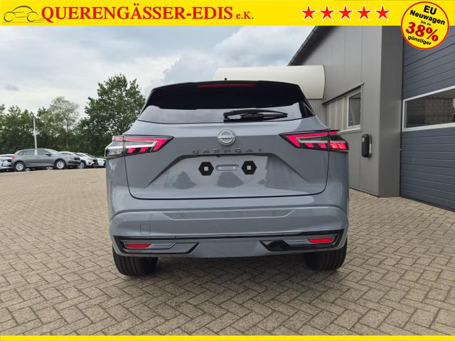 Nissan Qashqai 1.3 DIG-T MHEV 158 PS X-Tronic N-Design Head-Up Display Teil-Leder Klimaautomatik Sitzheizung Lenkradheizung Navi elektr. Heckklappe ACC PDC v+h 360&deg;Kamera DAB Bluetooth Touchscreen Apple CarPlay Android Auto 19"Zoll 