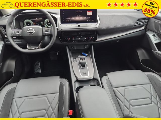 Nissan Qashqai 1.3 DIG-T MHEV 158 PS X-Tronic N-Design Head-Up Display Teil-Leder Klimaautomatik Sitzheizung Lenkradheizung Navi elektr. Heckklappe ACC PDC v+h 360&deg;Kamera DAB Bluetooth Touchscreen Apple CarPlay Android Auto 19"Zoll 
