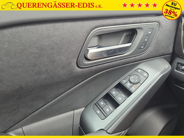 Nissan Qashqai 1.3 DIG-T MHEV 158 PS X-Tronic N-Design Head-Up Display Teil-Leder Klimaautomatik Sitzheizung Lenkradheizung Navi elektr. Heckklappe ACC PDC v+h 360&deg;Kamera DAB Bluetooth Touchscreen Apple CarPlay Android Auto 19"Zoll 