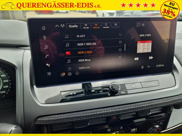 Nissan Qashqai 1.3 DIG-T MHEV 158 PS X-Tronic N-Design Head-Up Display Teil-Leder Klimaautomatik Sitzheizung Lenkradheizung Navi elektr. Heckklappe ACC PDC v+h 360&deg;Kamera DAB Bluetooth Touchscreen Apple CarPlay Android Auto 19"Zoll 