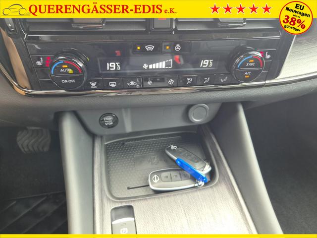 Nissan Qashqai 1.3 DIG-T MHEV 158 PS X-Tronic N-Design Head-Up Display Teil-Leder Klimaautomatik Sitzheizung Lenkradheizung Navi elektr. Heckklappe ACC PDC v+h 360&deg;Kamera DAB Bluetooth Touchscreen Apple CarPlay Android Auto 19"Zoll 