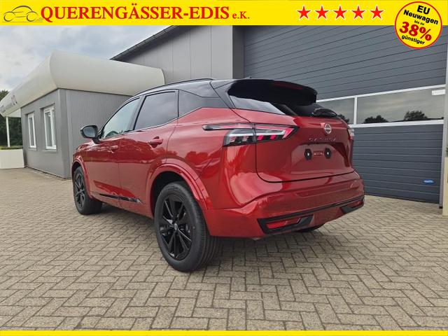 Nissan Qashqai 1.3 DIG-T MHEV 158 PS X-Tronic N-Design Head-Up Display Teil-Leder Klimaautomatik Sitzheizung Lenkradheizung Navi elektr. Heckklappe ACC PDC v+h 360&deg;Kamera DAB Bluetooth Touchscreen Apple CarPlay Android Auto 19"Zoll 