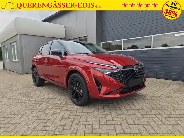 Nissan Qashqai 1.3 DIG-T MHEV 158 PS X-Tronic N-Design Head-Up Display Teil-Leder Klimaautomatik Sitzheizung Lenkradheizung Navi elektr. Heckklappe ACC PDC v+h 360&deg;Kamera DAB Bluetooth Touchscreen Apple CarPlay Android Auto 19"Zoll 