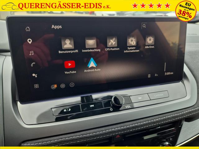 Nissan Qashqai 1.3 DIG-T MHEV 158 PS X-Tronic N-Design Head-Up Display Teil-Leder Klimaautomatik Sitzheizung Lenkradheizung Navi elektr. Heckklappe ACC PDC v+h 360&deg;Kamera DAB Bluetooth Touchscreen Apple CarPlay Android Auto 19"Zoll 