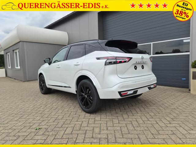 Nissan Qashqai 1.3 DIG-T MHEV 158 PS X-Tronic N-Design Head-Up Display Teil-Leder Klimaautomatik Sitzheizung Lenkradheizung Navi elektr. Heckklappe ACC PDC v+h 360&deg;Kamera DAB Bluetooth Touchscreen Apple CarPlay Android Auto 19"Zoll 