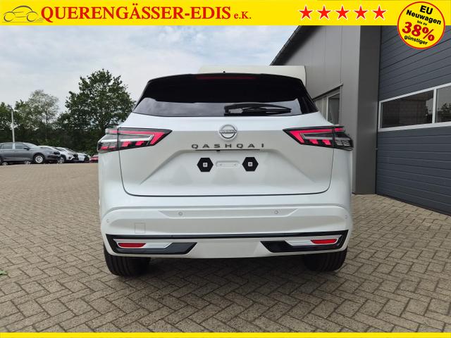 Nissan Qashqai 1.3 DIG-T MHEV 158 PS X-Tronic N-Design Head-Up Display Teil-Leder Klimaautomatik Sitzheizung Lenkradheizung Navi elektr. Heckklappe ACC PDC v+h 360&deg;Kamera DAB Bluetooth Touchscreen Apple CarPlay Android Auto 19"Zoll 