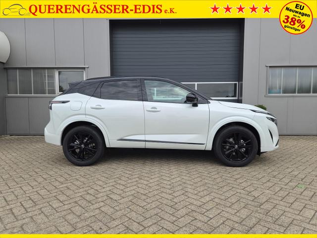 Nissan Qashqai 1.3 DIG-T MHEV 158 PS X-Tronic N-Design Head-Up Display Teil-Leder Klimaautomatik Sitzheizung Lenkradheizung Navi elektr. Heckklappe ACC PDC v+h 360&deg;Kamera DAB Bluetooth Touchscreen Apple CarPlay Android Auto 19"Zoll 